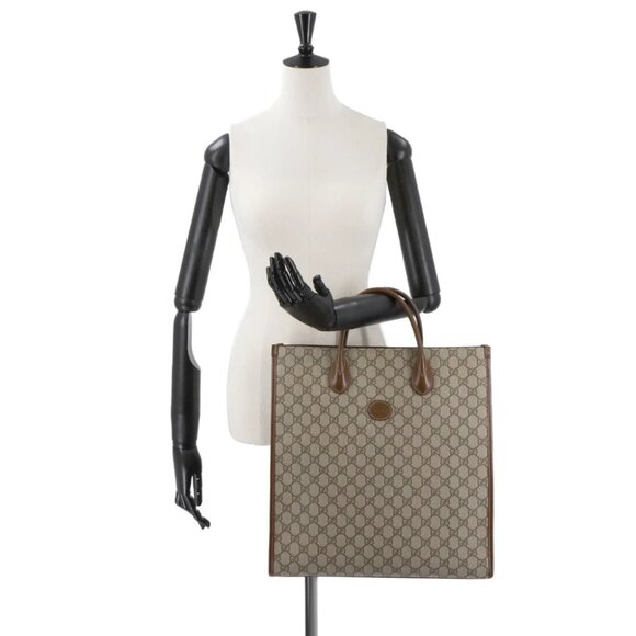 GUCCI Interlocking G 2way Tote Shoulder Bag GG Supreme canvas 674155 90277311 - Picture 9 of 11